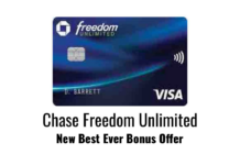Why the New Chase Freedom Unlimited® Bonus Offer is a No Brainer (And Its Best Ever!) chase freedom unlimited cfu best ever bonus offer