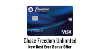 Why the New Chase Freedom Unlimited® Bonus Offer is a No Brainer (And Its Best Ever!) chase freedom unlimited cfu best ever bonus offer