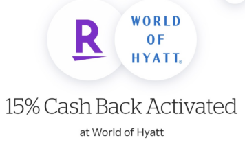 Today Only: 15% Back on Hyatt Stays at Rakuten earn cash back on hyatt stays at Rakuten