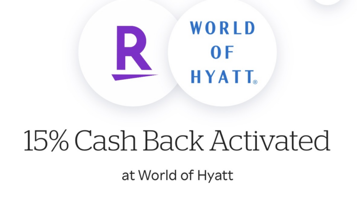 earn cash back on hyatt stays at Rakuten