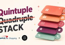 Possible Quadruple or Quintuple (!) Stack on a Visa Gift Card capital one shopping stack deal