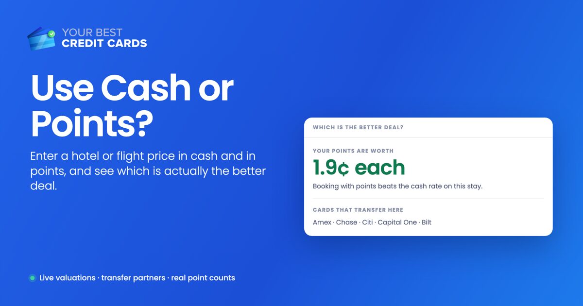 Use Points or Cash?