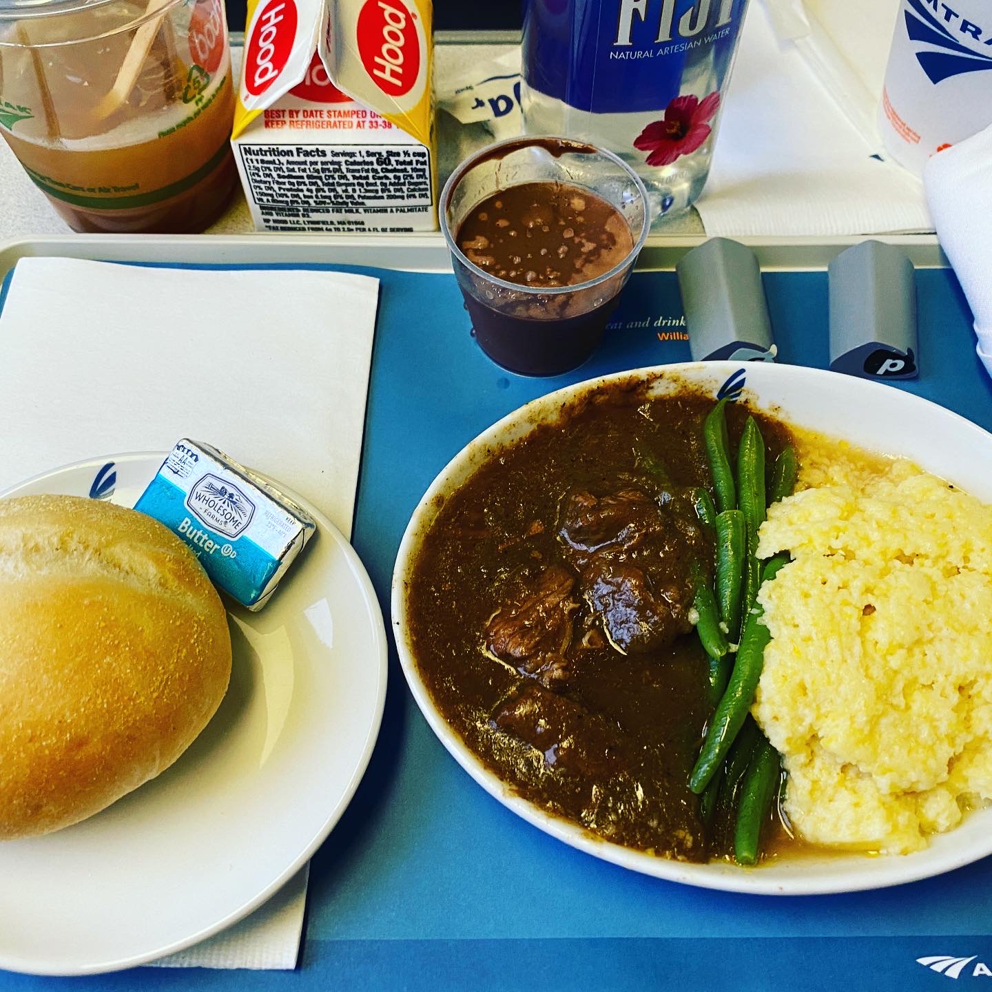 Amtrak first class meal