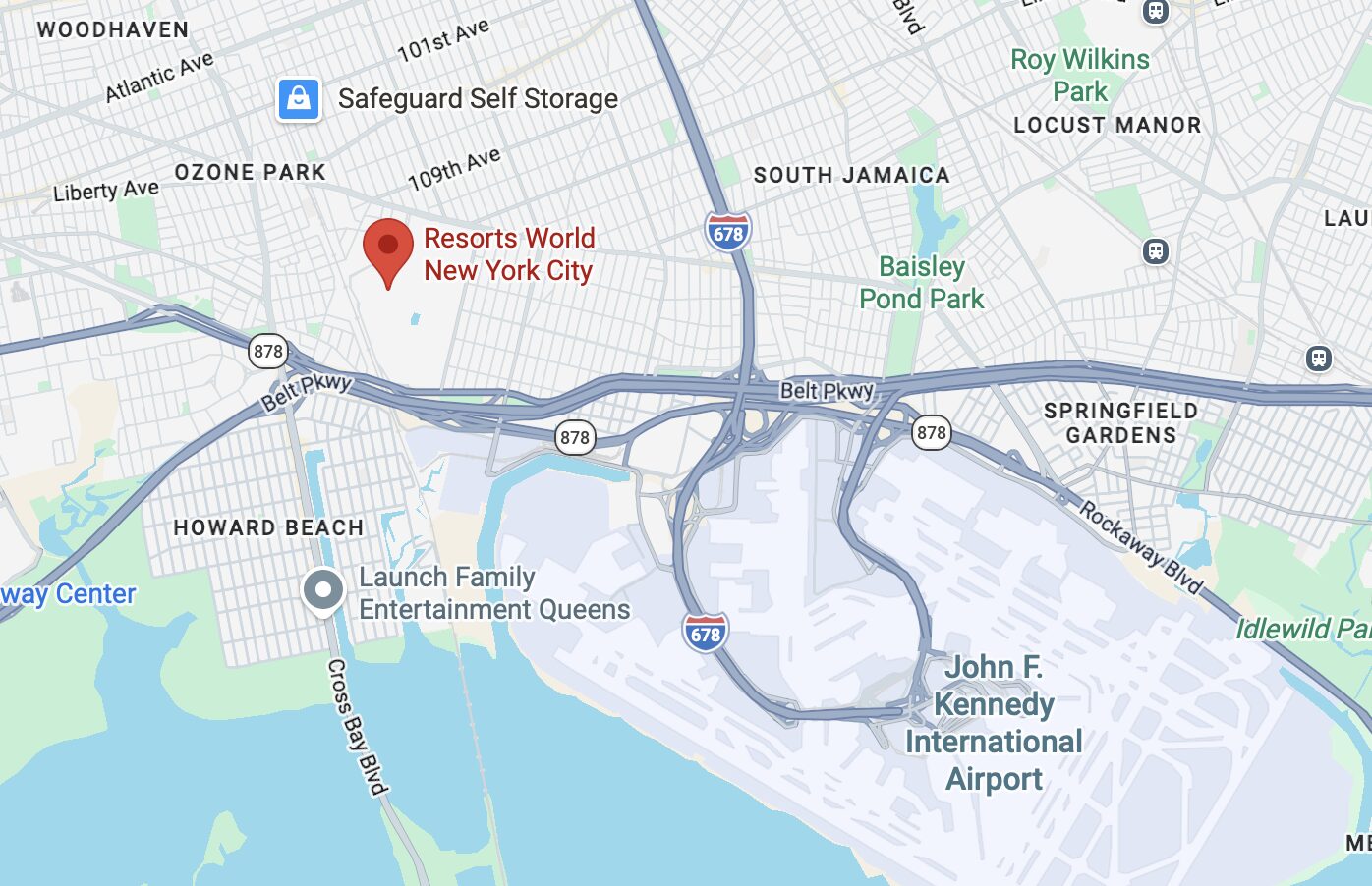 resorts world JFK NYC status match