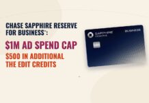 Chase Sapphire Reserve for Business Adds $1,000 Edit Credit, Caps 3X Ad Spend chase sapphire reserve for business $1M ad spend cap and the edit changes