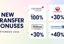 New Transfer Bonuses: Virgin Atlantic, Hilton, JAL, and Copa (September 2026) September transfer bonuses