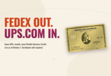 Amex Business Gold Swaps FedEx for UPS.com in Its $20 Monthly Credit business gold card ups Fedex replace