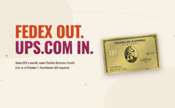 Amex Business Gold Swaps FedEx for UPS.com in Its $20 Monthly Credit business gold card ups Fedex replace