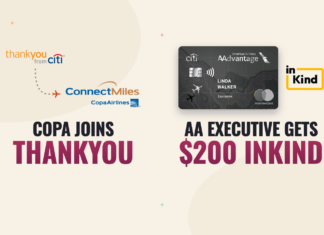 Citi Adds Copa ConnectMiles as ThankYou® Transfer Partner + $200 inKind Credit on Citi® / AAdvantage® Executive World Legend Mastercard® citi copa inkind