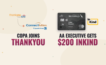 Citi Adds Copa ConnectMiles as ThankYou® Transfer Partner + $200 inKind Credit on Citi® / AAdvantage® Executive World Legend Mastercard® citi copa inkind