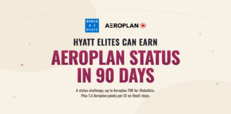 Hyatt and Aeroplan: Status Challenge Plus Dual Accrual hyatt aeroplan status challenge to aeroplan status