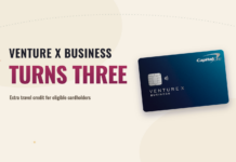 Venture X Business Turns 3: A $500 Travel Credit for Eligible Existing Cardholders venture x business turns 3 travel credit promo